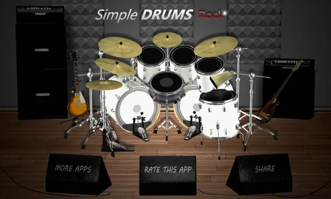 Simple Drums Rock android App screenshot 0