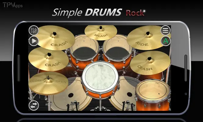 Simple Drums Rock android App screenshot 3