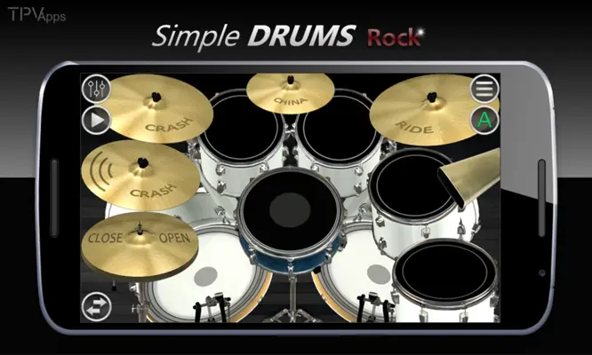 Simple Drums Rock android App screenshot 4