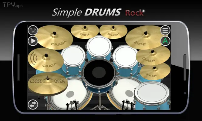 Simple Drums Rock android App screenshot 5